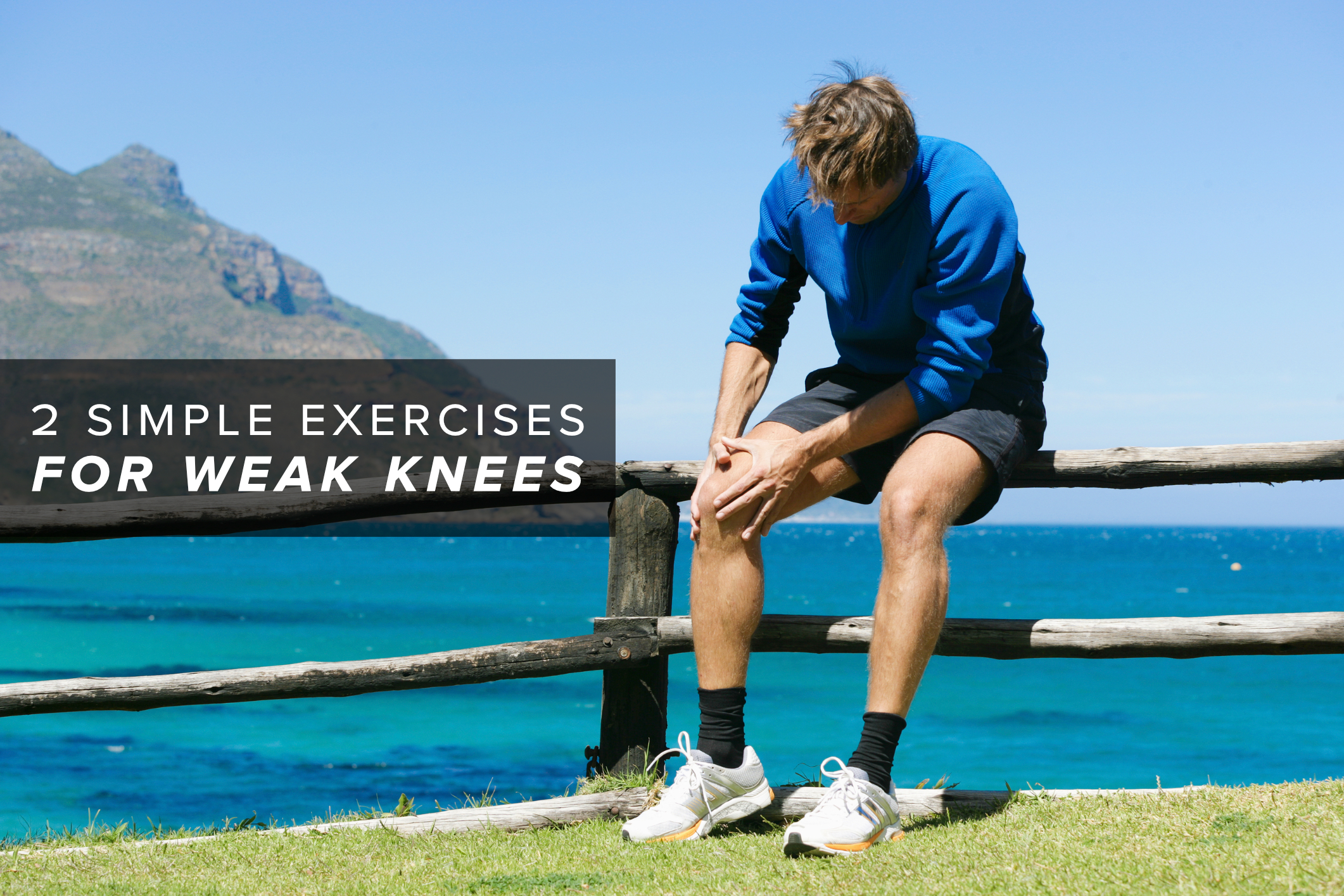 weak knees, strengthen glutes